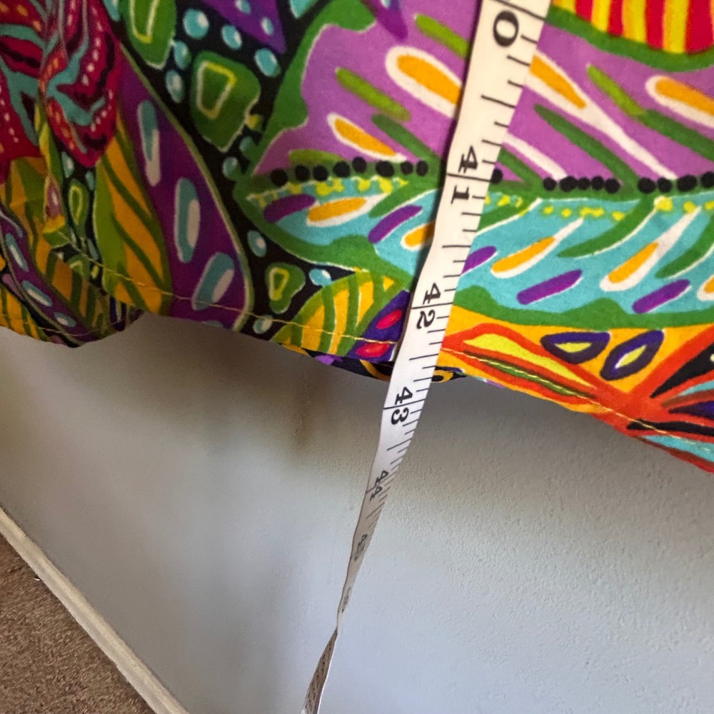 Ashley Stewart Tropical Abstract Maxi Skirt Multi Color 2X NWT TROPICALMA - Picture 7 of 8
